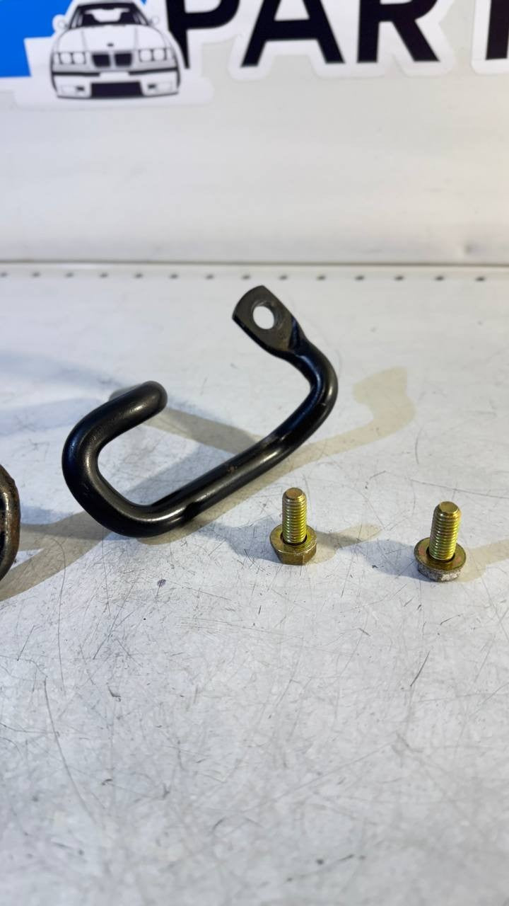 BMW E36 Convertible Belt Mount Set 72118119121 72118119122 + 2× 07119903039