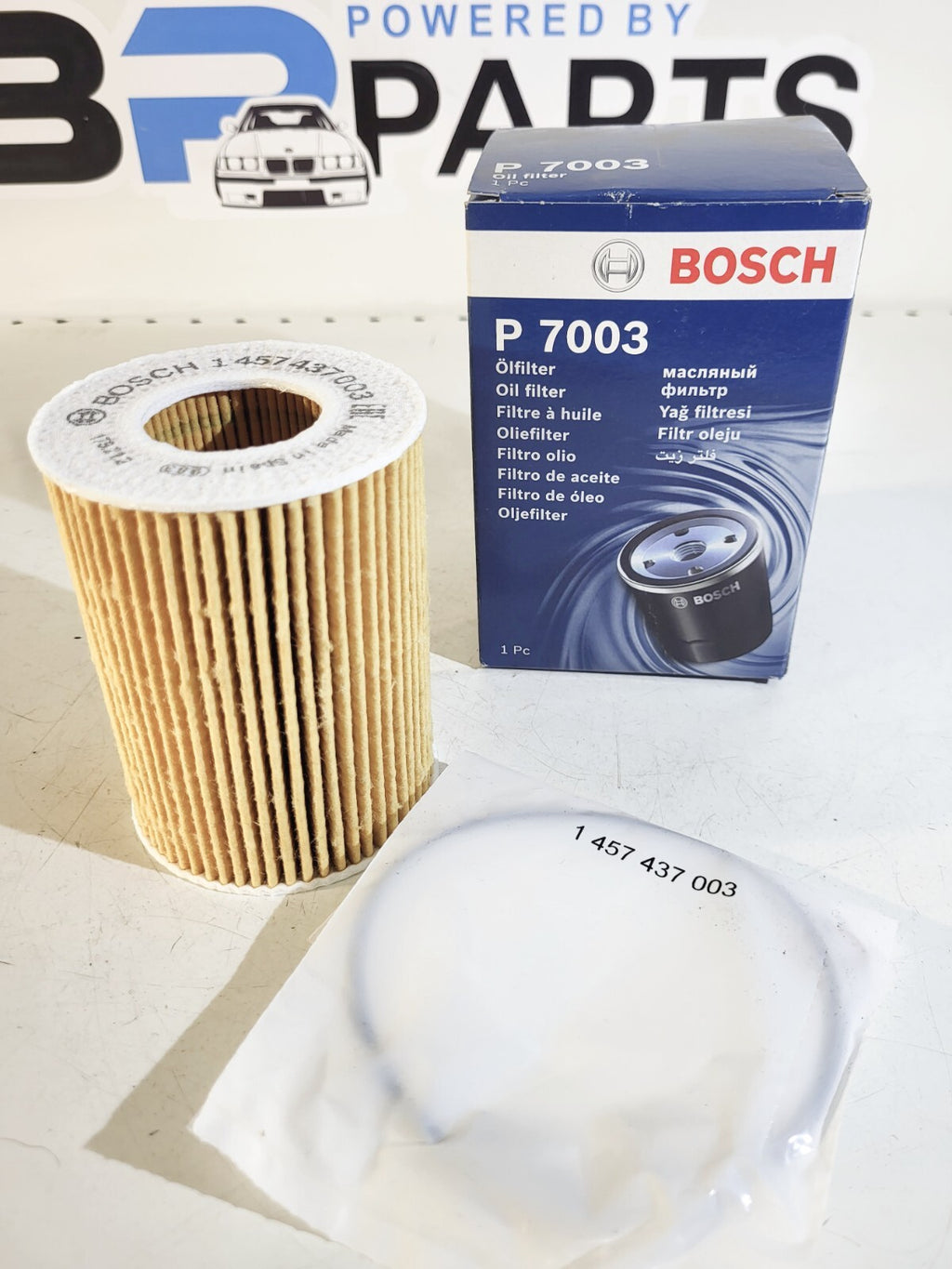 BMW E36 E46 E39 E60 E38 Set oil-filter BOSCH 11427512300 1457437003