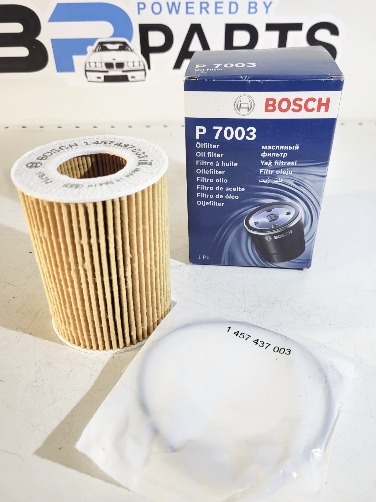 BMW E36 E46 E39 E60 E38 Set oil-filter BOSCH 11427512300 1457437003