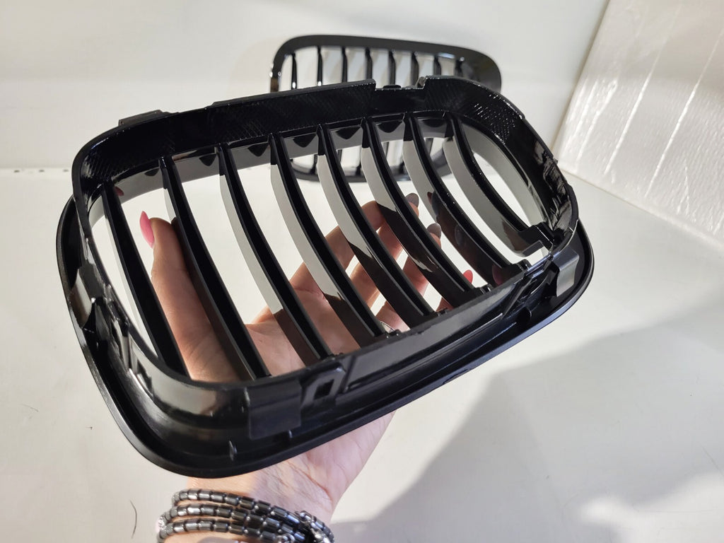 BMW E46 Coupe front grille high gloss black, not oem