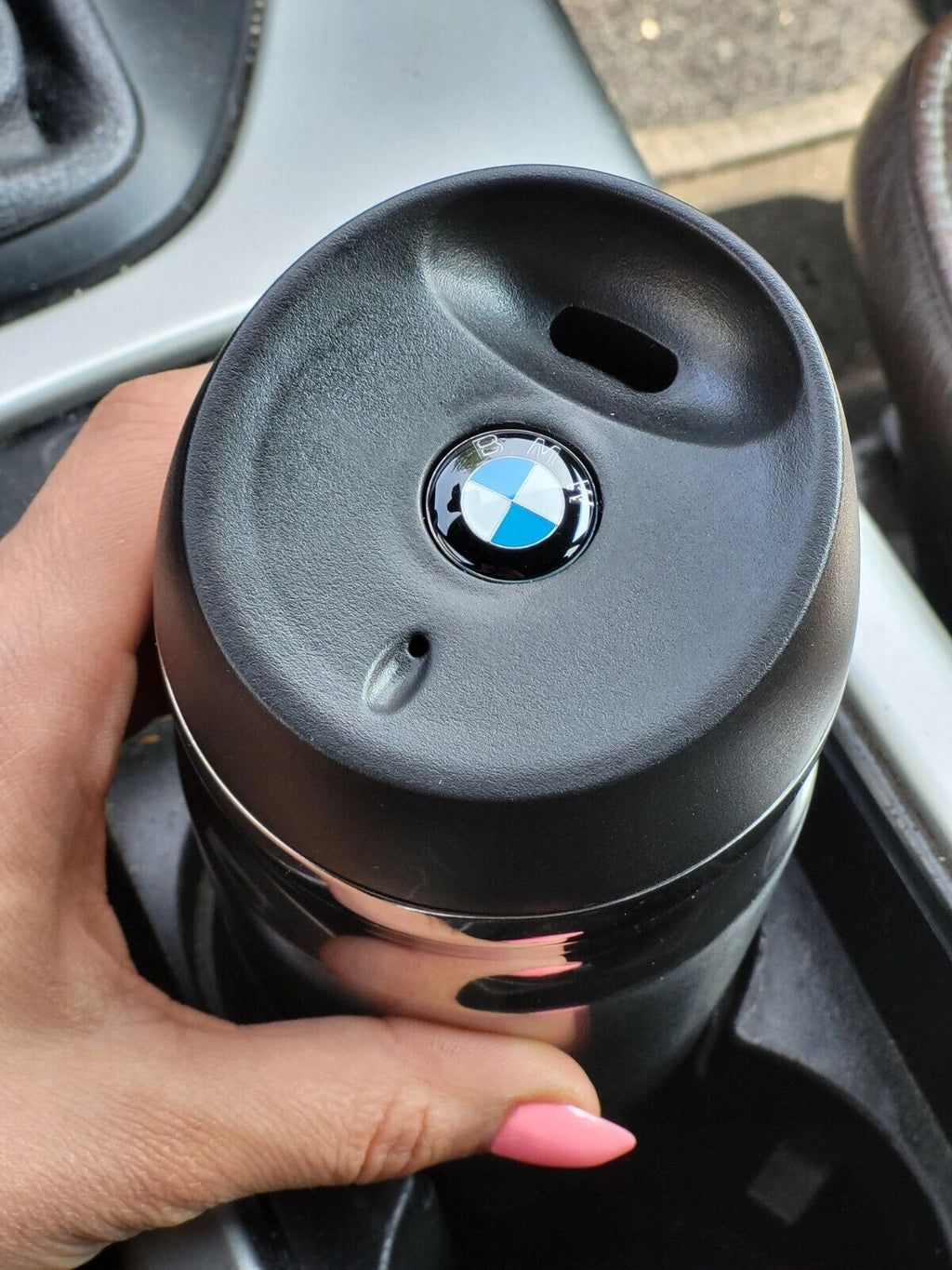 BMW genuine Insulated thermo mug SILVER/BLACK 80562211967