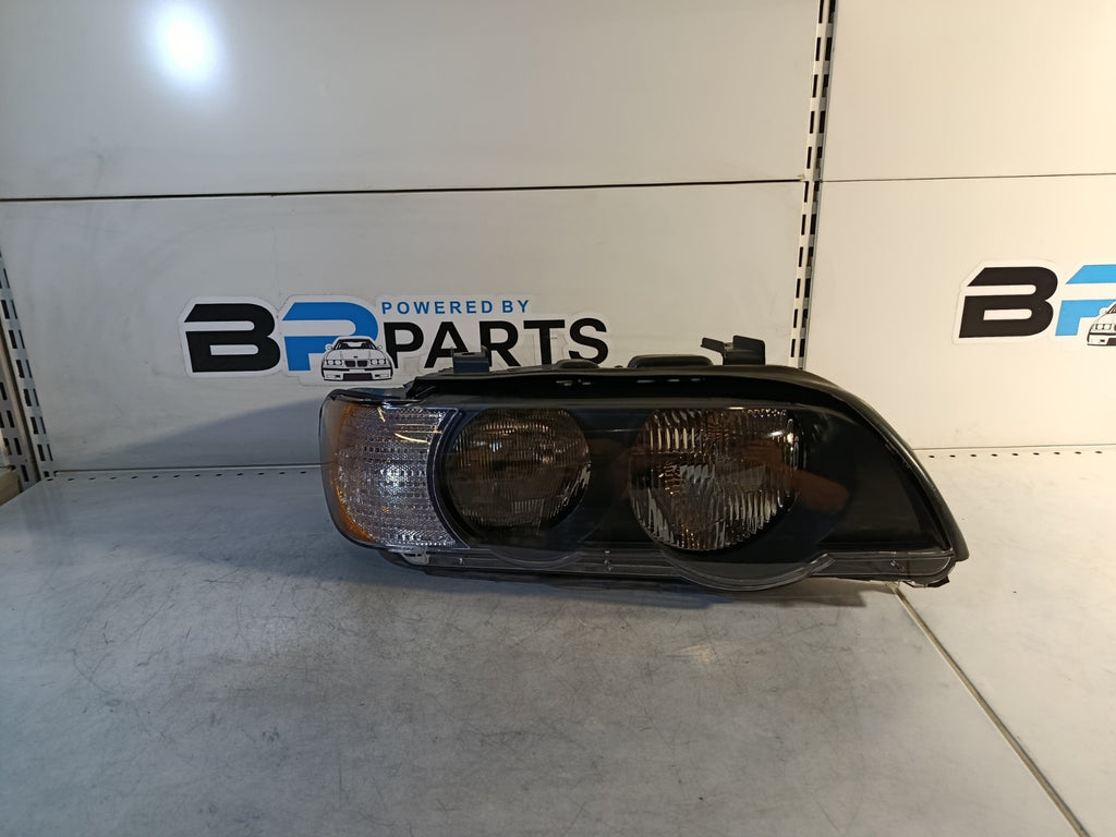 BMW X5 E53 L/R Headlight, White Turn Indicator (TYC) 63126930211 63126930212
