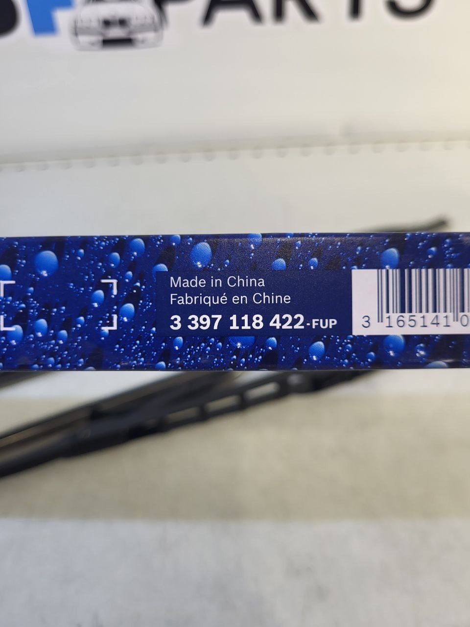 Bosch 3397118422 Wiper Blades Set 550/500mm BMW 61610443590 61610421840 Front