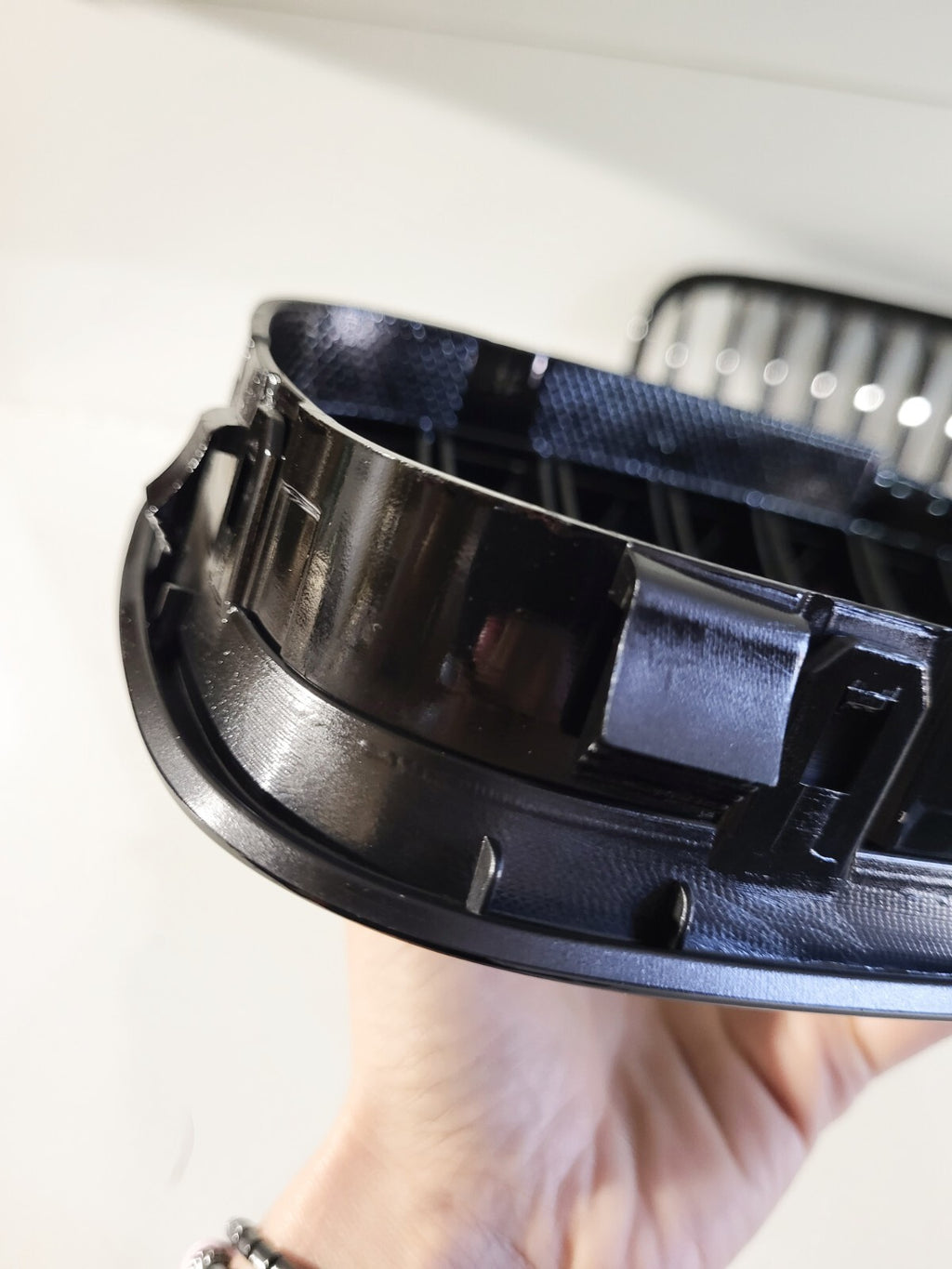 BMW E46 Coupe front grille high gloss black, not oem