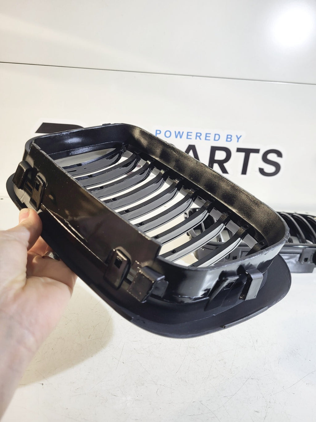 BMW E46 pre-facelift sedan front grille high gloss black, not oem