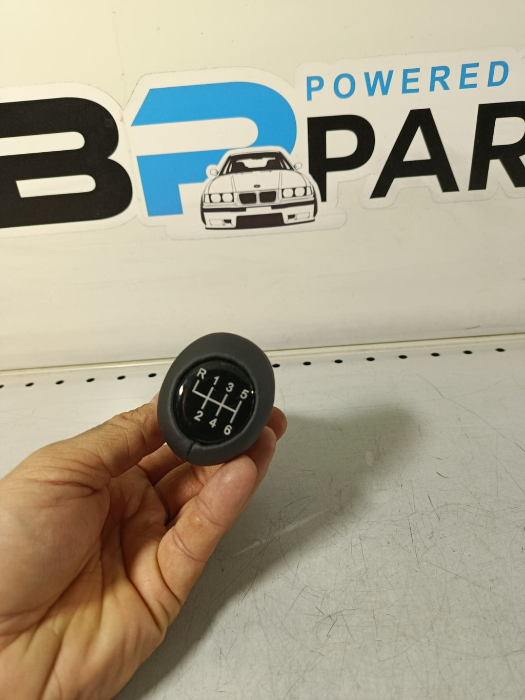 BMW Gearshift Knob, Leather 6-Speed 25117523817