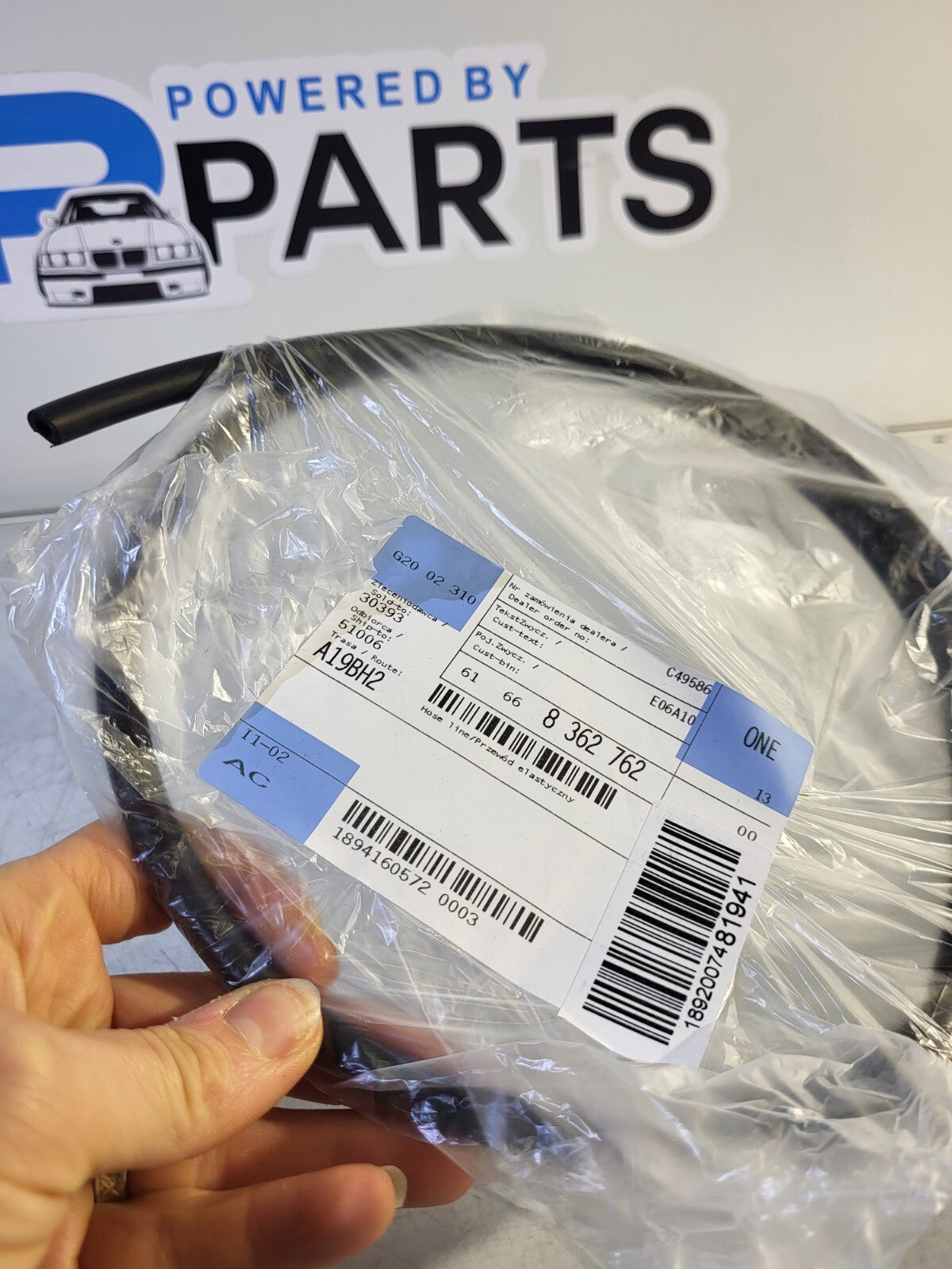 BMW E65 E90 E46 E81 Hose line (1 meter) 61668362762