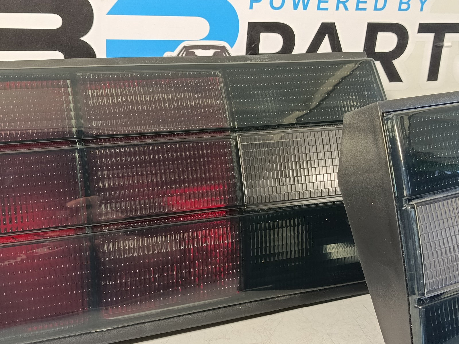 BMW e30 Taillights set dark in the iconic original look from the 80-90s