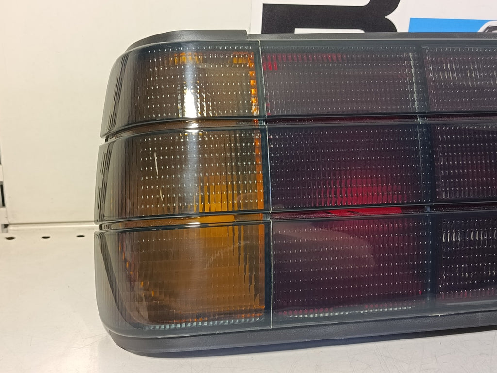 BMW e30 Taillights set dark in the iconic original look from the 80-90s