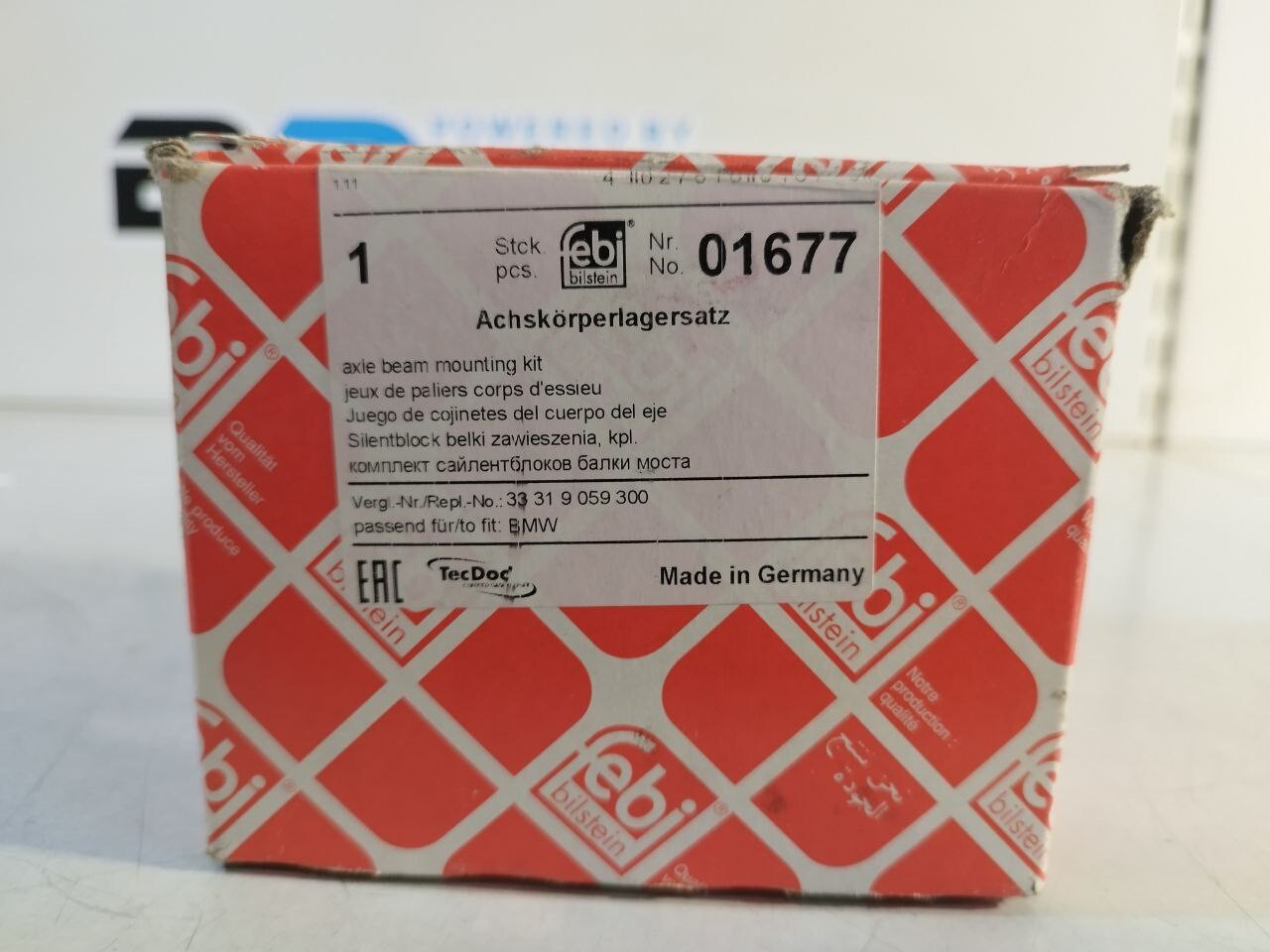 BMW E36 FEBI-BILSTEIN Subframe Bushing Kit 33319059300 1 piece