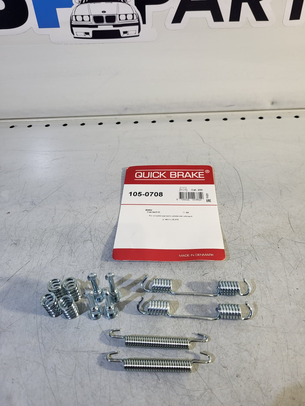 BMW E36 Repair kit springs for handbrake 34419064274