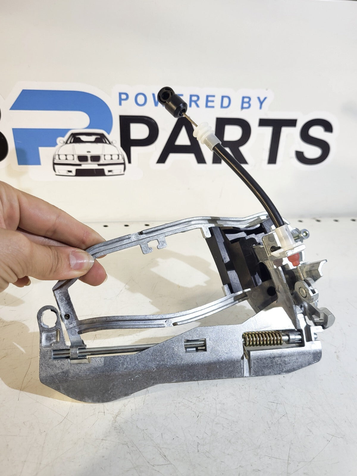 BMW X5E53 Carrier, outside door handle, front left 51218243615