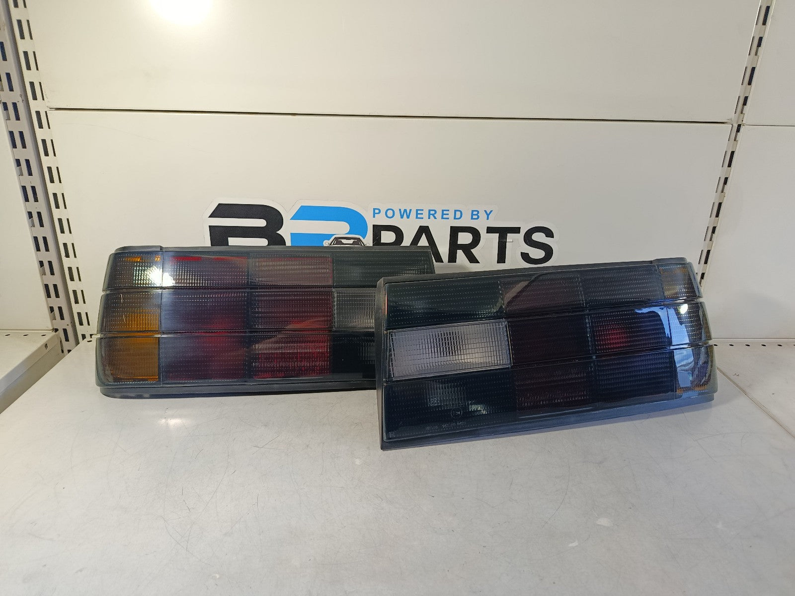 BMW e30 Taillights set dark in the iconic original look from the 80-90s