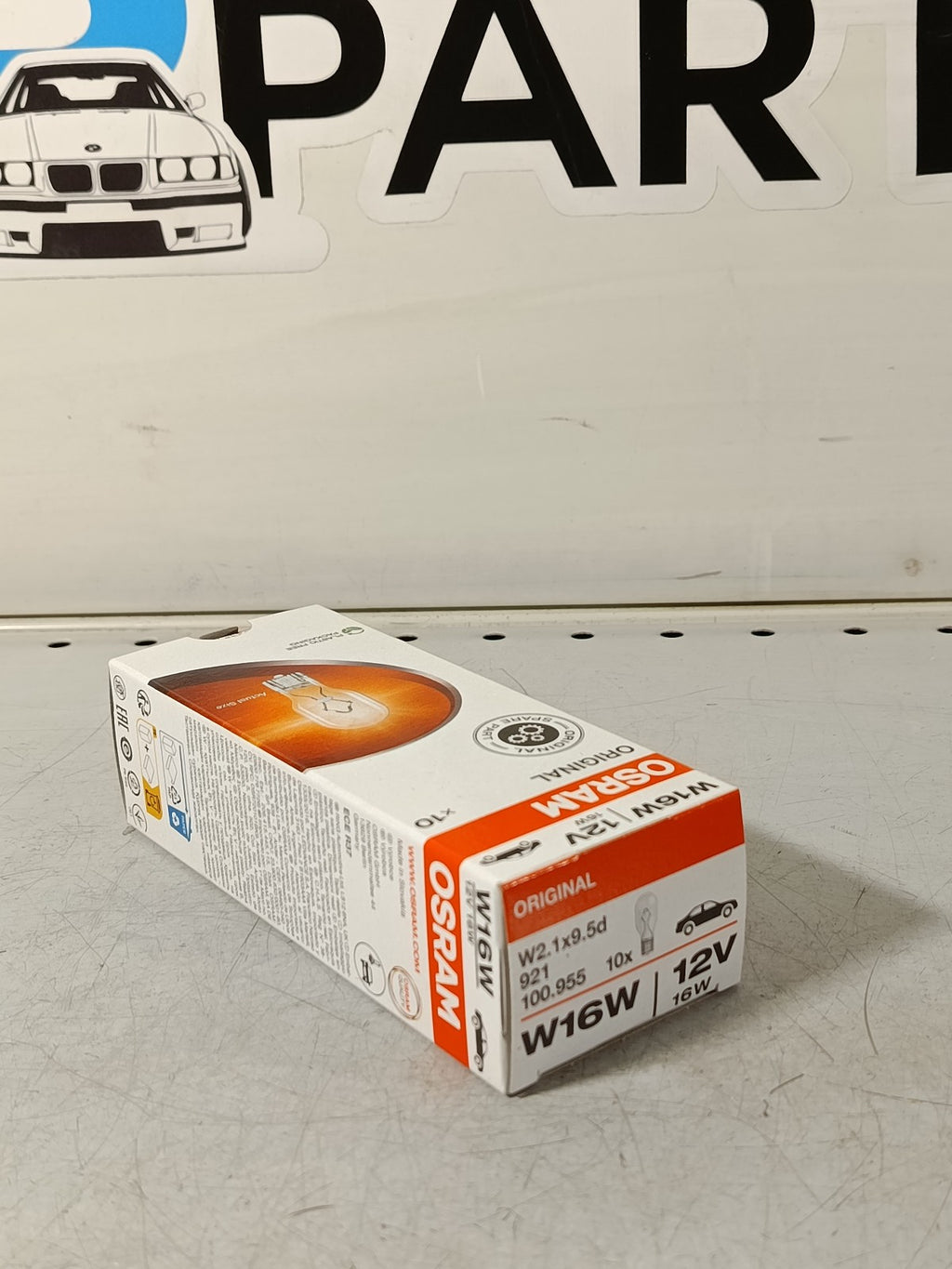 W16W W2,1x9,5d OSRAM 921 10pc