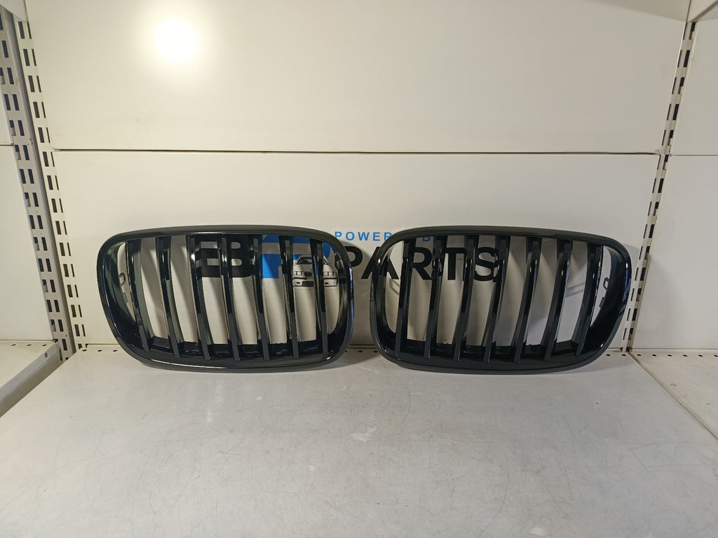 BMW E70 Kidney set high gloss black 51137157687 51137157688 NSX5X6PHG