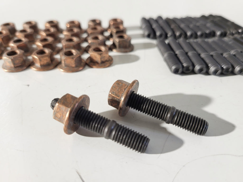BMW Exhaust manifold ASAstud bolt& hex nut 24pcs M7X39MM 11127593376 11721437202