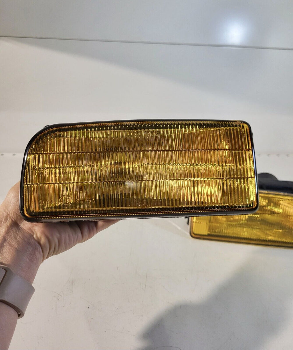 BMW E36 fog lights yellow, OEM look, right, left, set of 2
