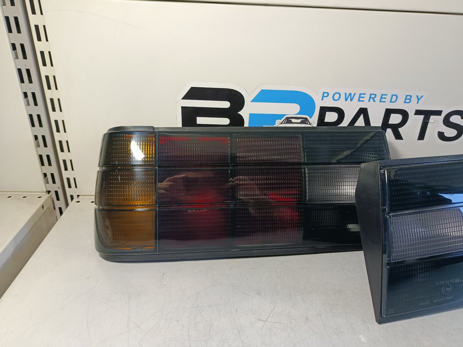 BMW e30 Taillights set dark in the iconic original look from the 80-90s