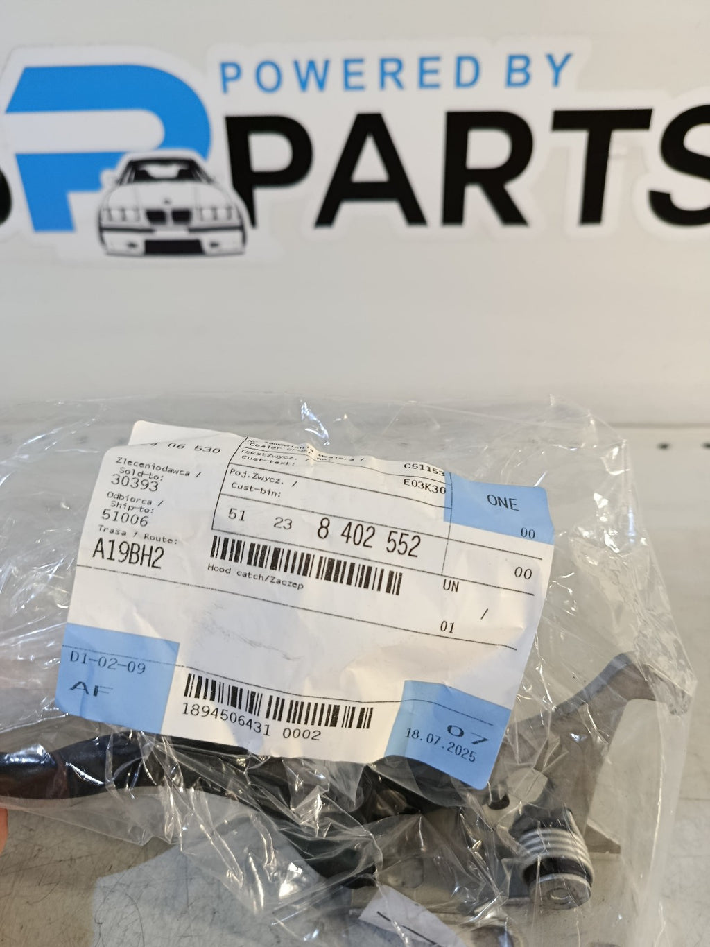 BMW Genuine E53 X5 Hood Safety Catch With Hood Release Handle 2000-2002 NEW