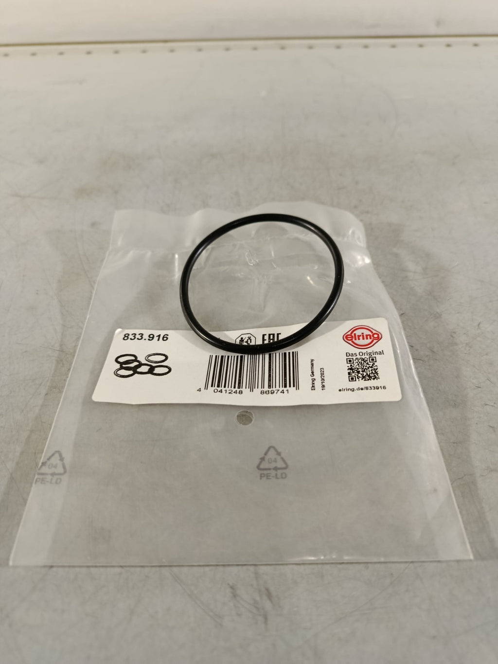 Elring 833.916 Vacuum Pump O-Ring Seal for BMW 3 5 X5 Diesel 11667794767