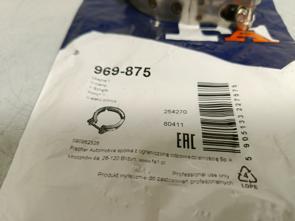 FA1 969-875 75mm Exhaust Pipe Connector / Clamp – Replaces 1K0253725 04L253725B