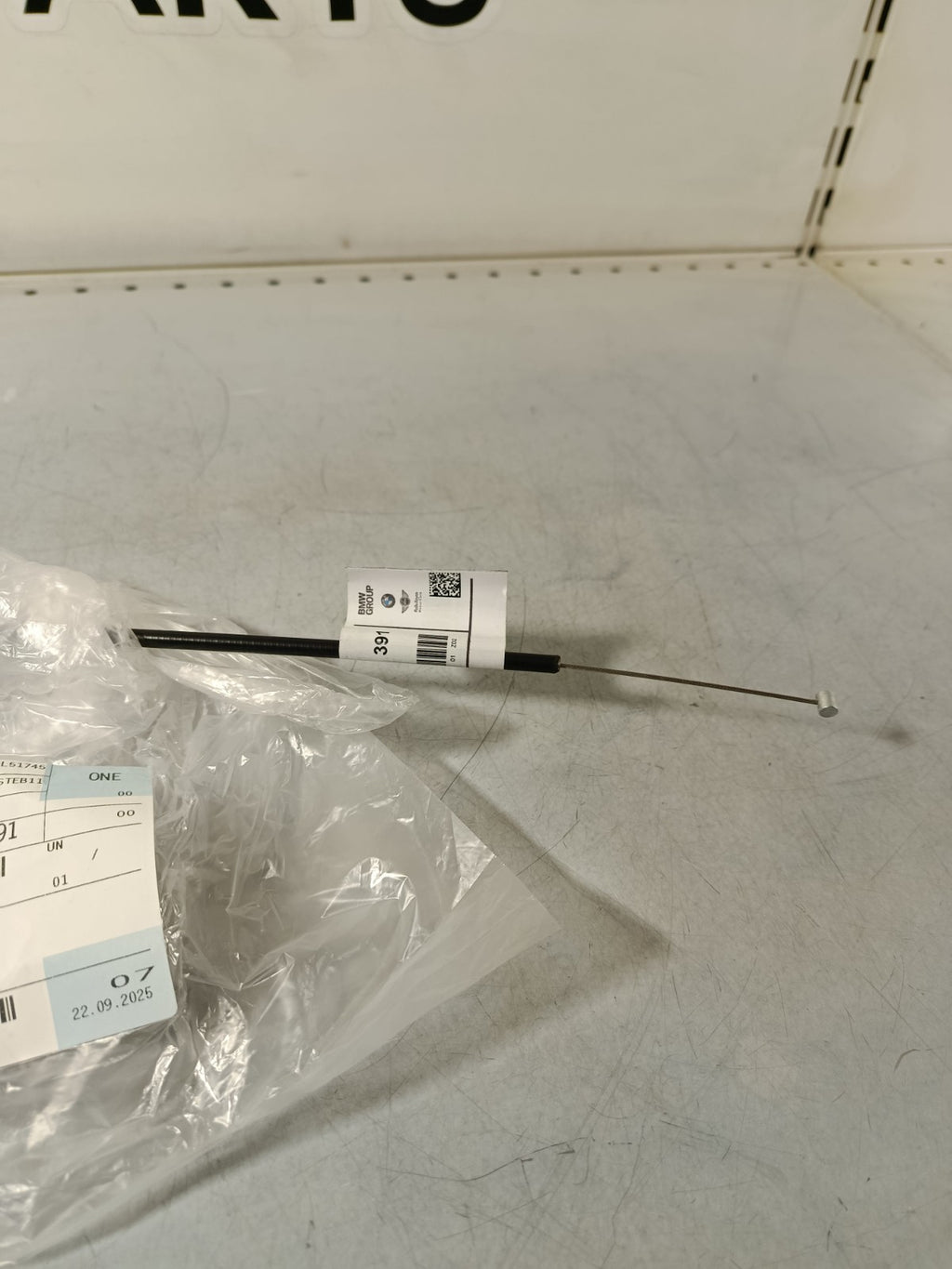 BMW E36 Hood Mechanism Bowden Cable 51231977391