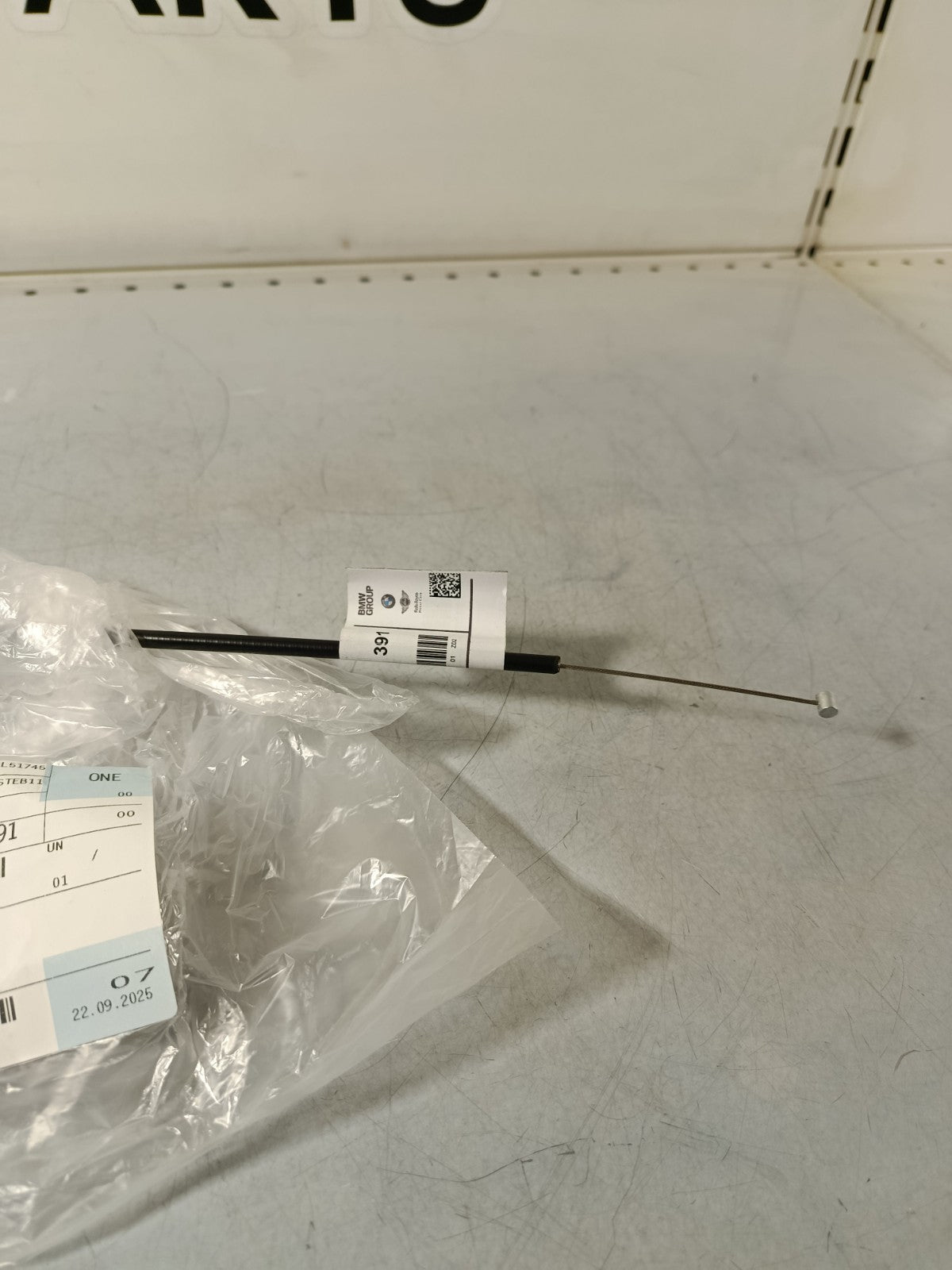 BMW E36 Hood Mechanism Bowden Cable 51231977391