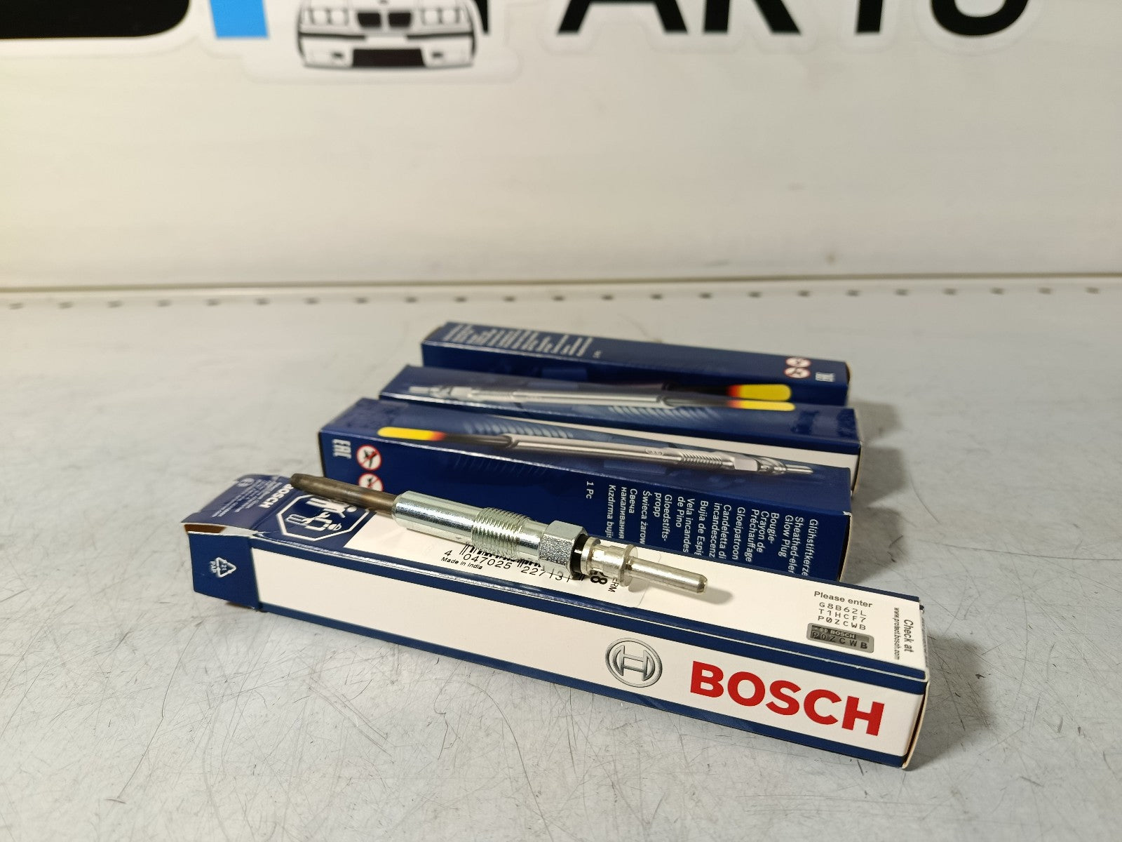 BMW Glow plug 12232248059 BOSCH 0 250 212 013 4pc