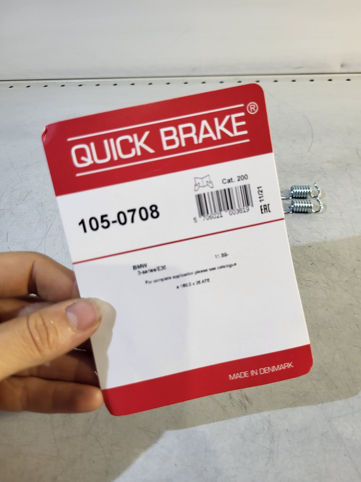 BMW E36 Repair kit springs for handbrake 34419064274
