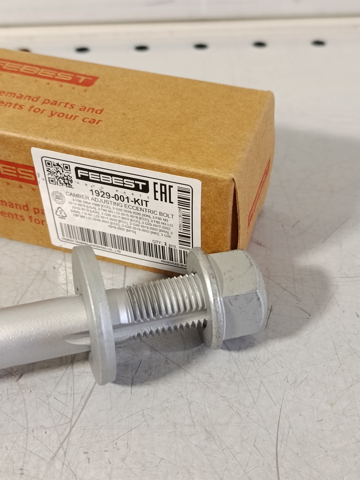 BMW E92 Eccentric bolt set 07146888626 33306786186 FEBEST 1929-001-KIT
