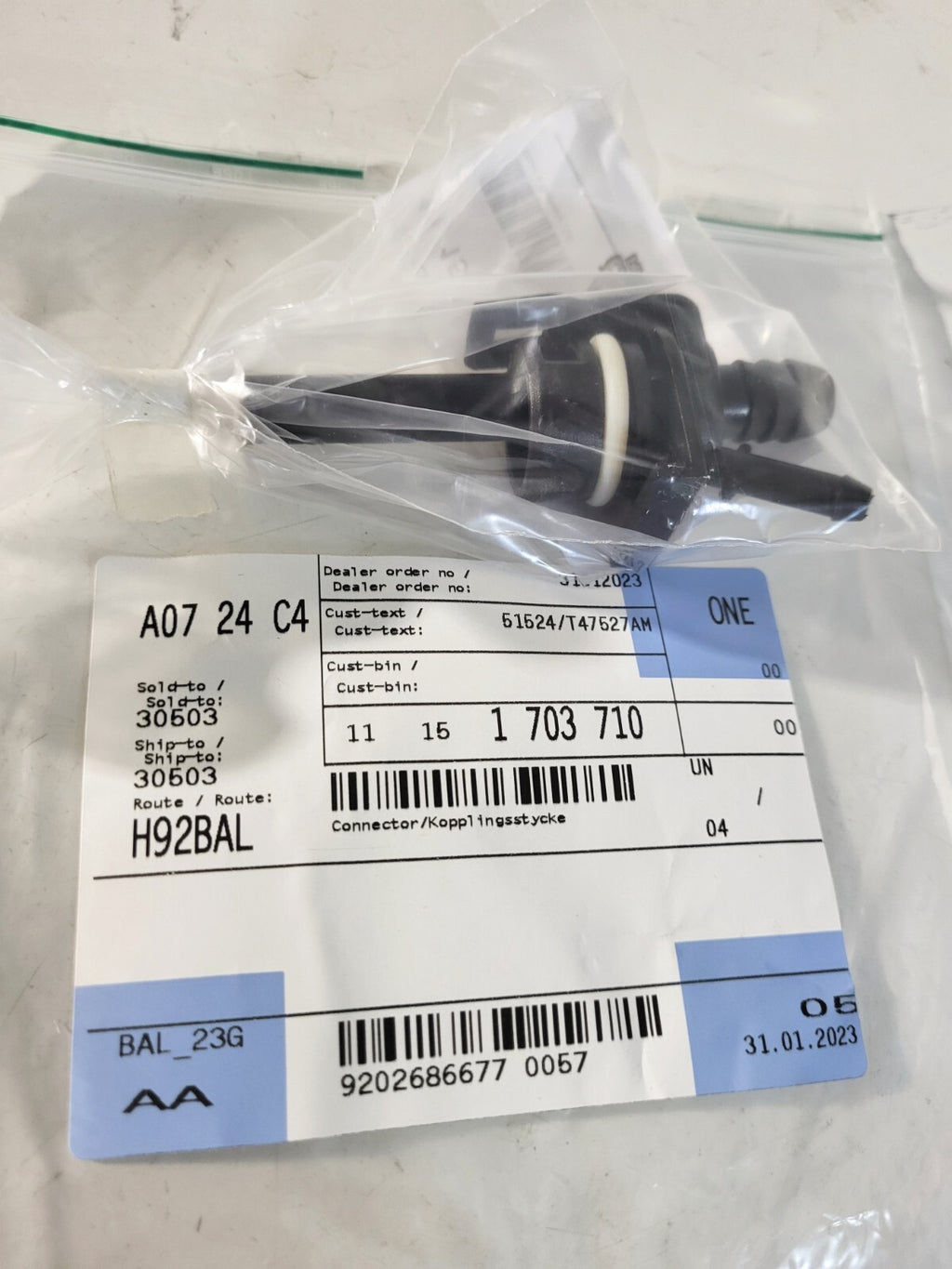 BMW E34 E36 Connector 11151703710