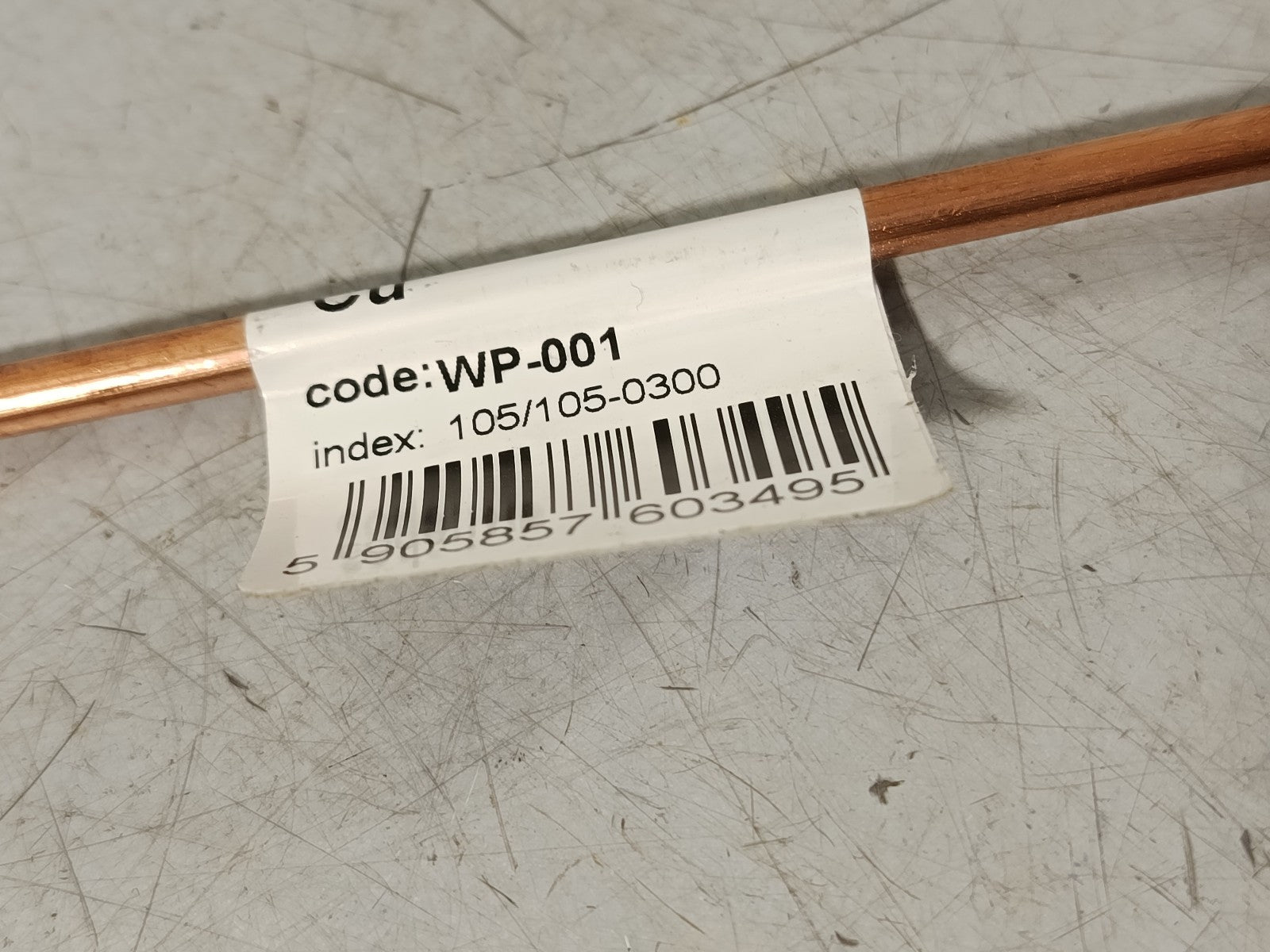 WP001 Brake system pipe (Europe) Length [mm] 300 M10