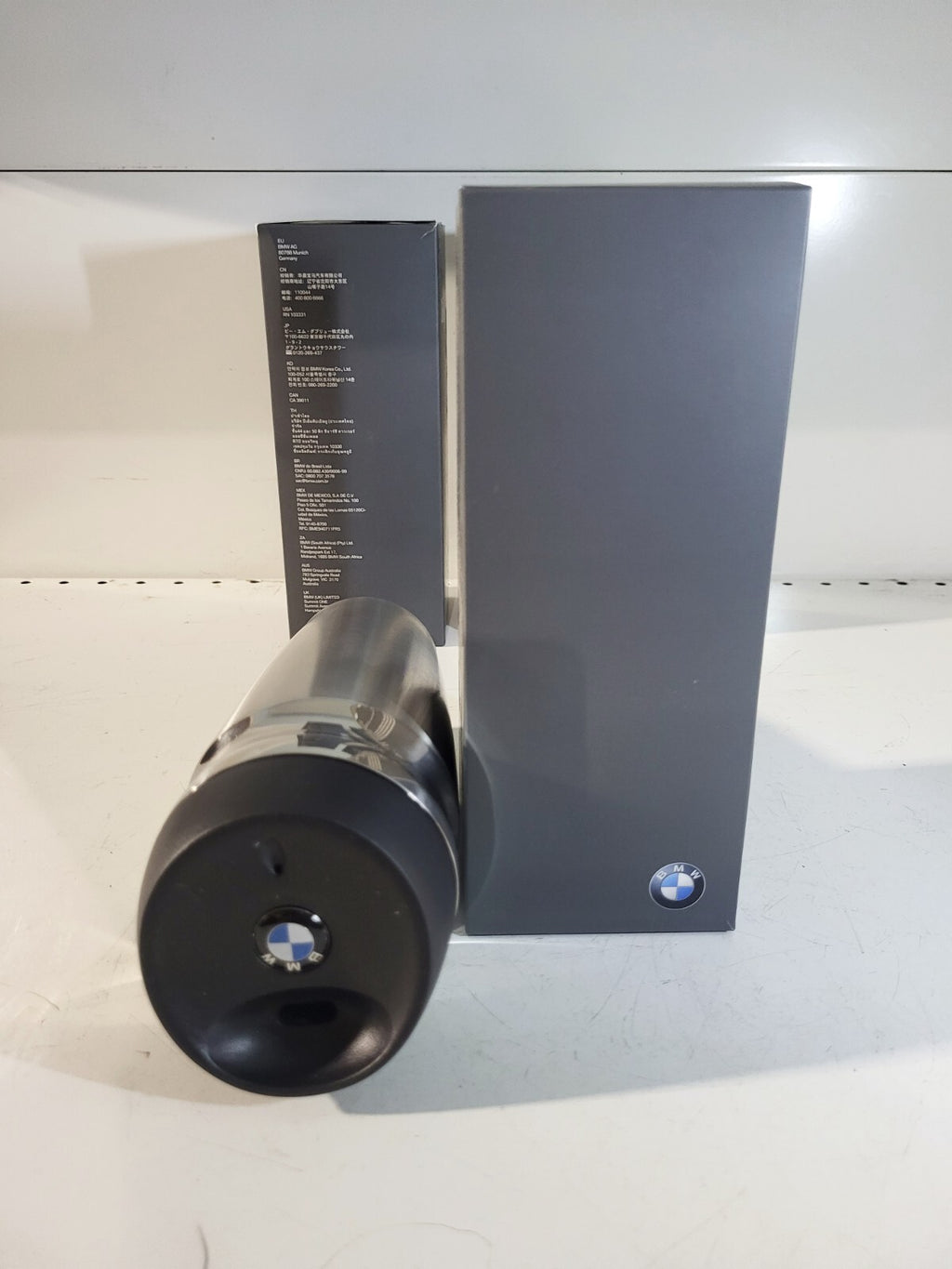 BMW genuine Insulated thermo mug SILVER/BLACK 80562211967