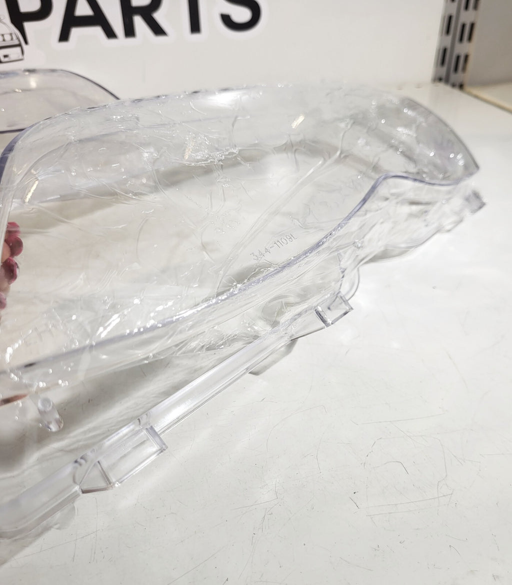 BMW E46 Facelift headlights plastic cover, right, left, set of 2