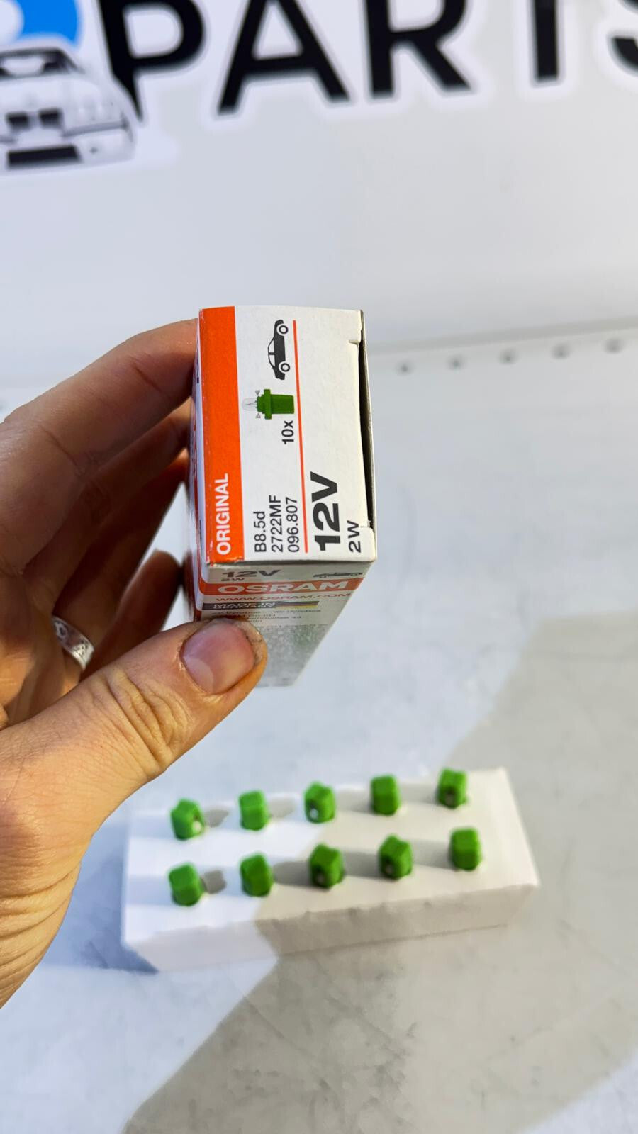 OSRAM 12V 2W DASHBOARD LIGHT BULB 2722MF 1psc