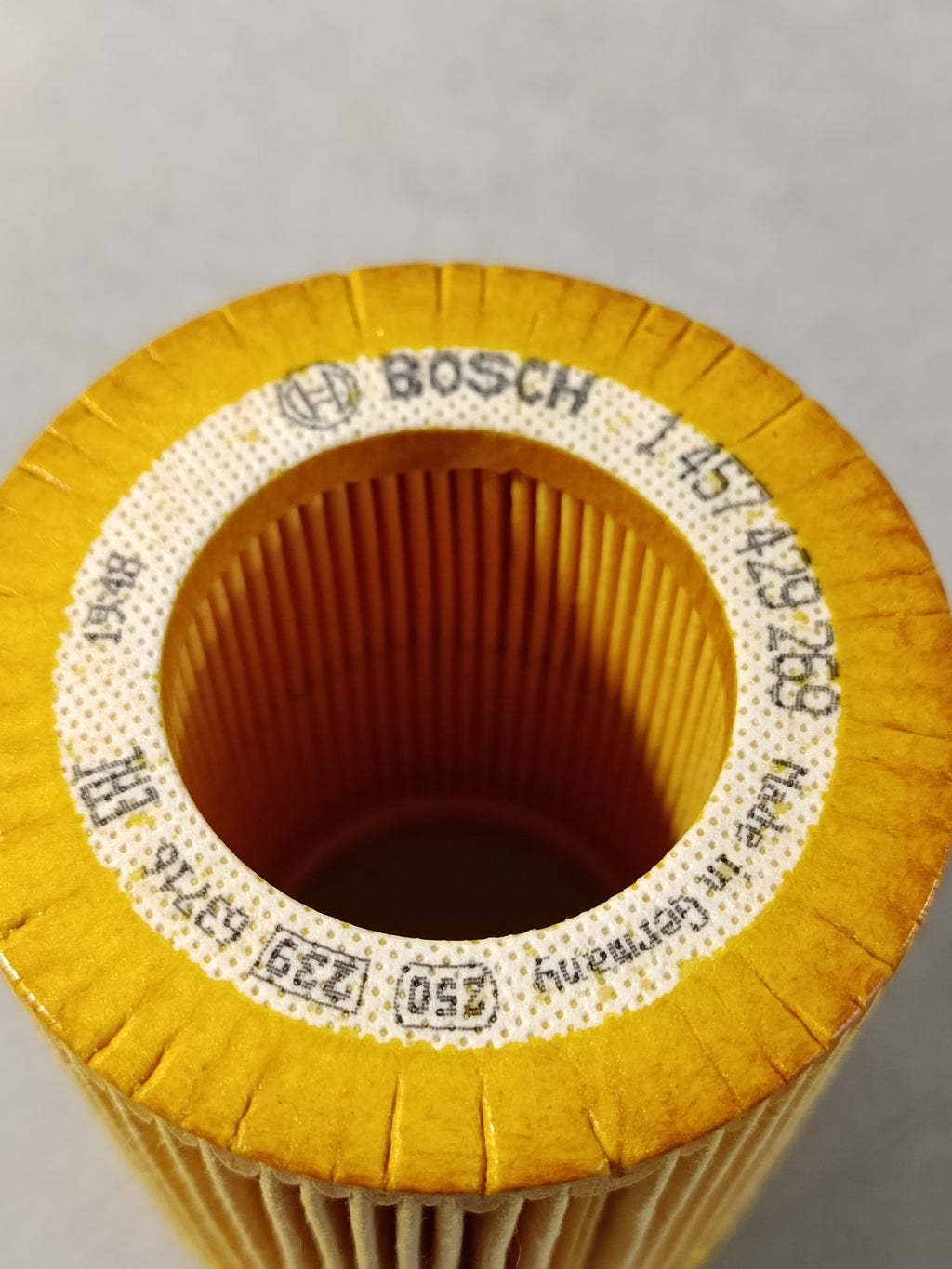 BMW E92 oil filter element 11428683196 11427953129 BOSCH 1 457 429 269