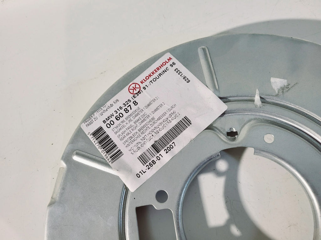 BMW E36 E46 Protection plate right for 294MM brake disc 34211158992 0060878