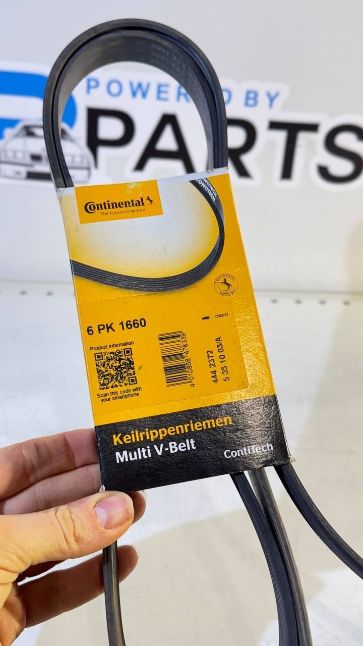BMW E36, E34 Ribbed V-Belt 6PK1660 Continental 11281247284