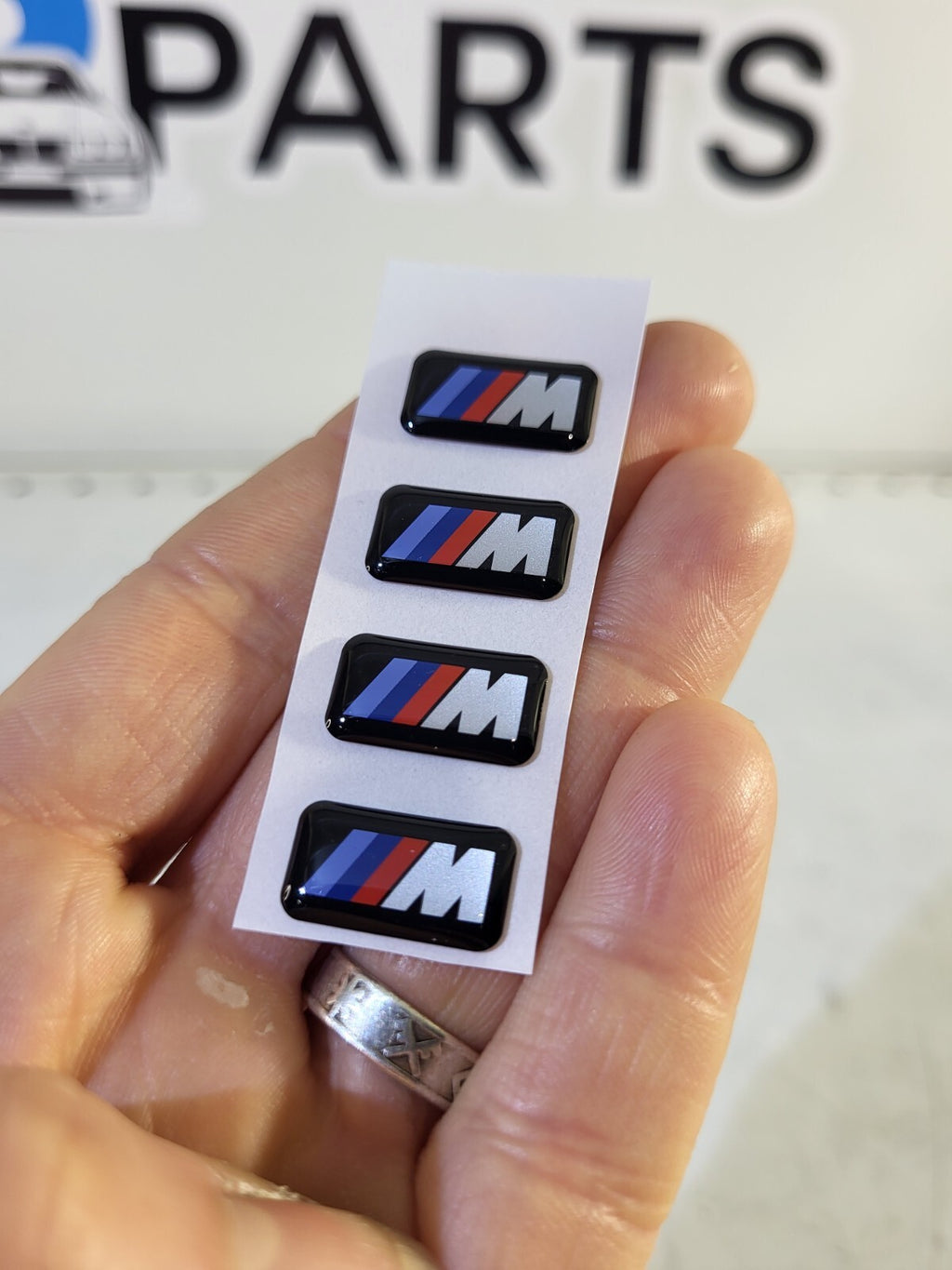 4Psc BMW M SPORT WHEEL EMBLEM BADGE 36112228660