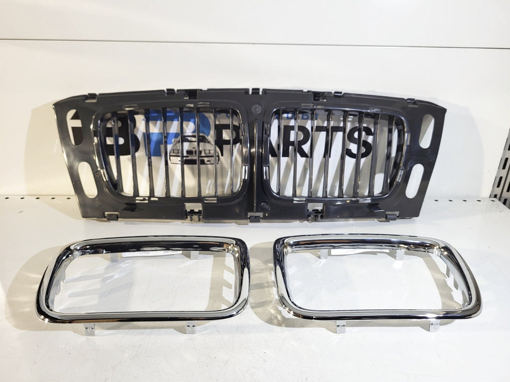 BMW E34 Set of Grille and Decorative frames 51138148727 51138148726 51138148725