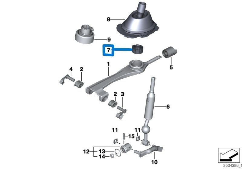 1Psc BMW E81 E87 E36 E46 E90 E39 E60 Bearing, shift lever 25111220600