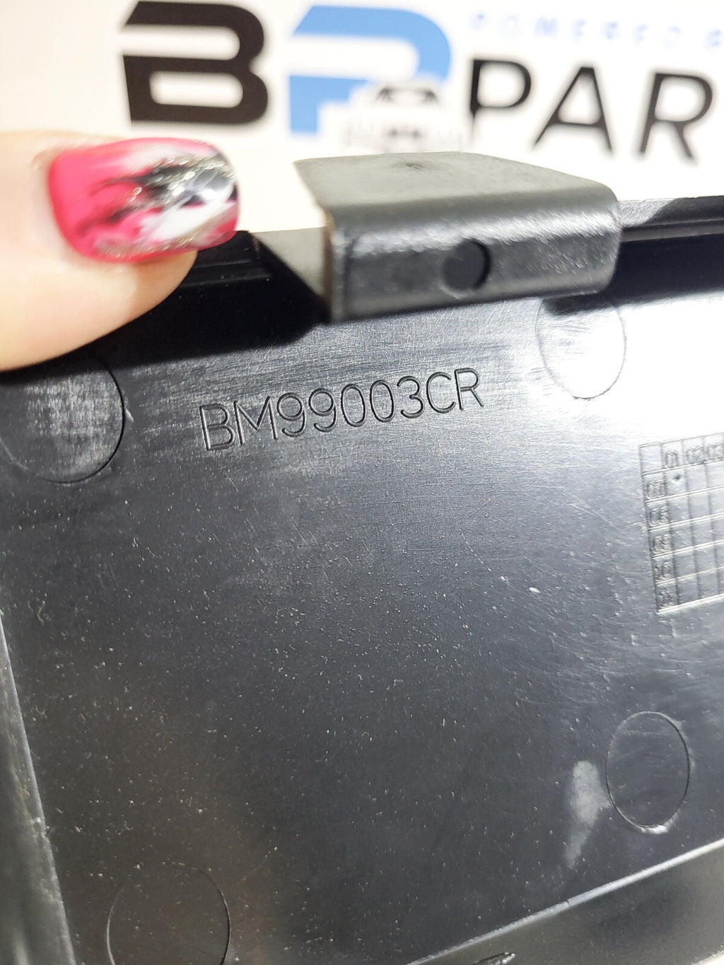 BMW E34 Cover front foglight cut-out, right 51111946498