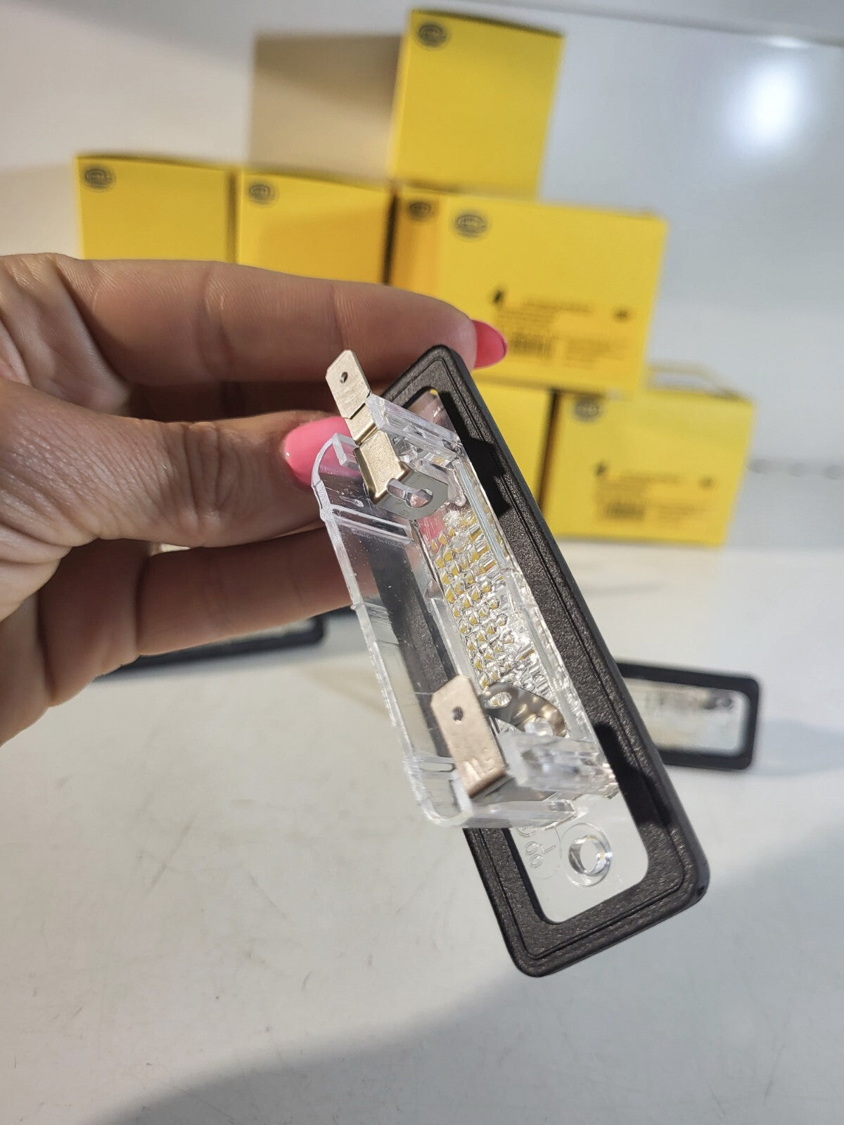 BMW E30 registration plate light 63261372763 63261354034 2pcs, without box