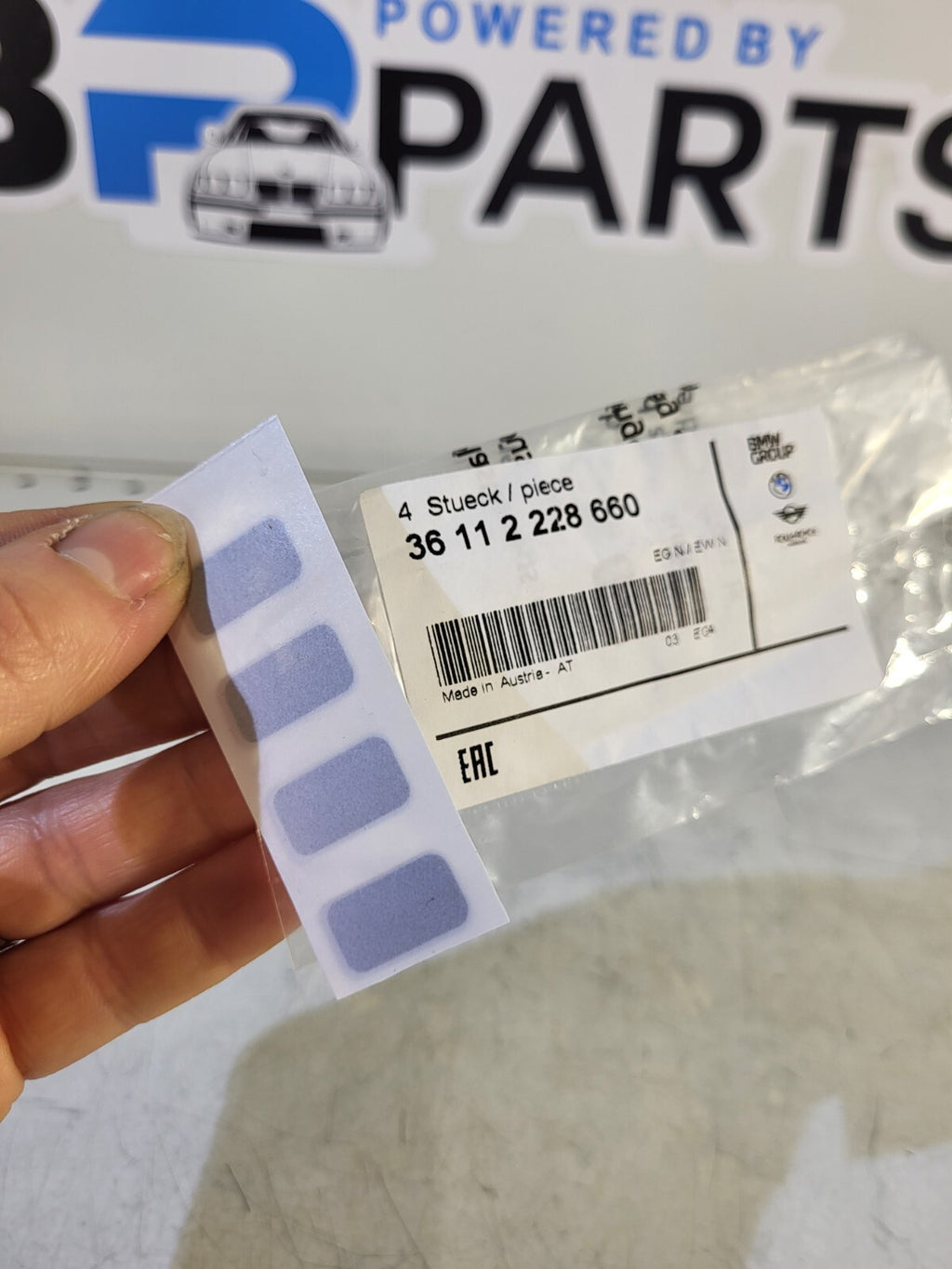 4Psc BMW M SPORT WHEEL EMBLEM BADGE 36112228660