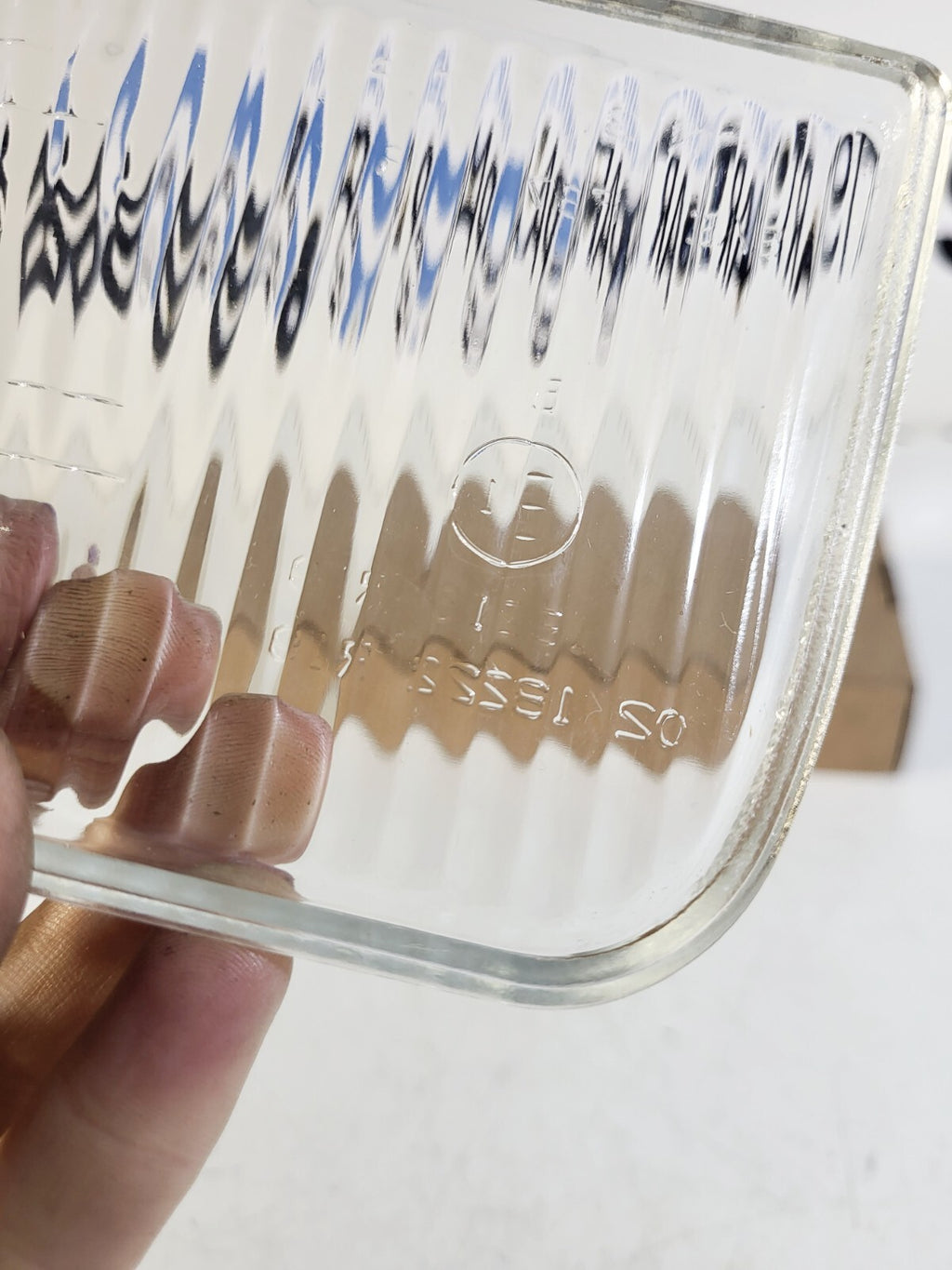 BMW E34 front fog lights glass OEM look, right