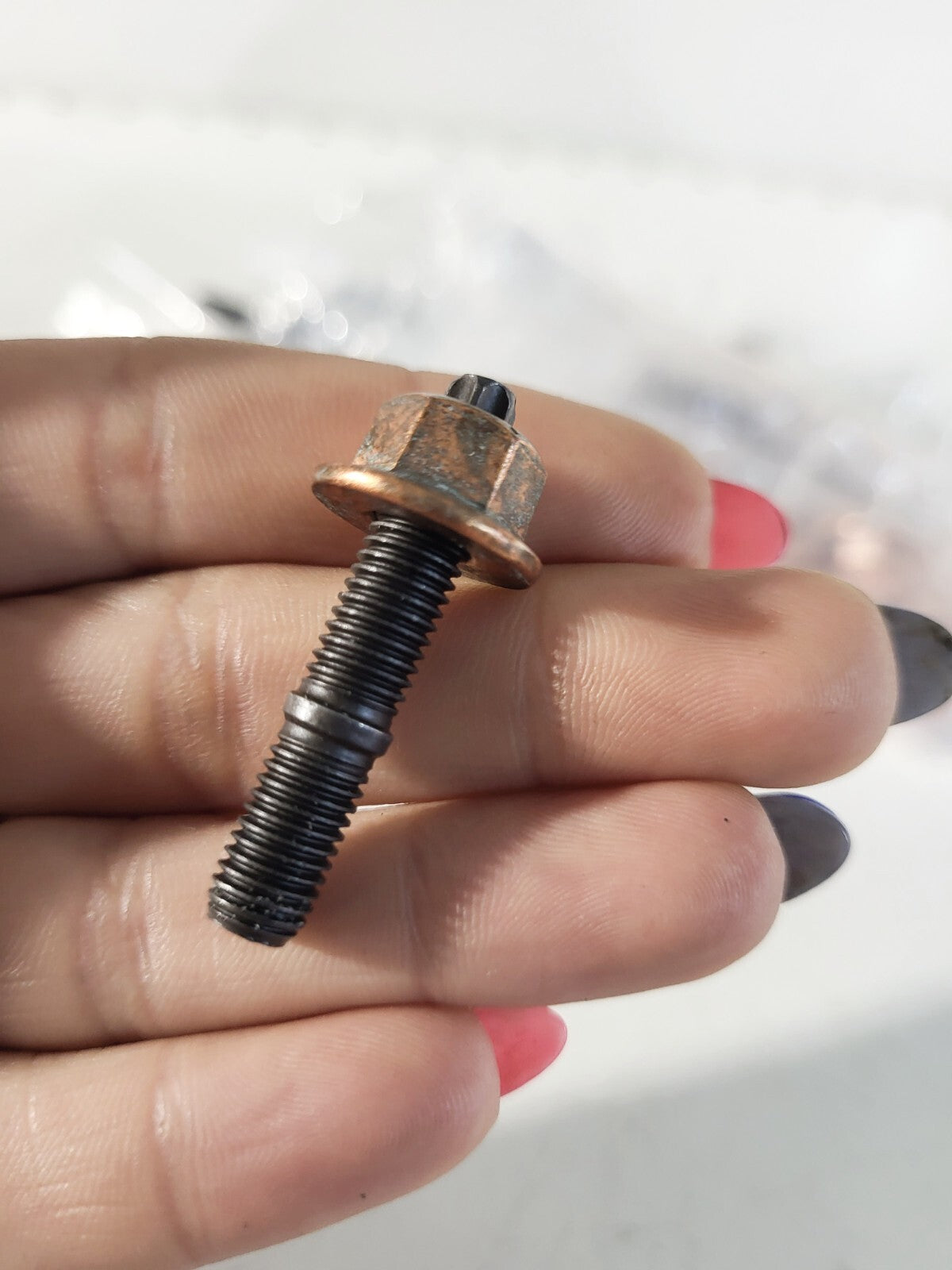 BMW ASA-stud bolt M7X39MM 11127593376 Hex nut 11721437202 1 + 1pc