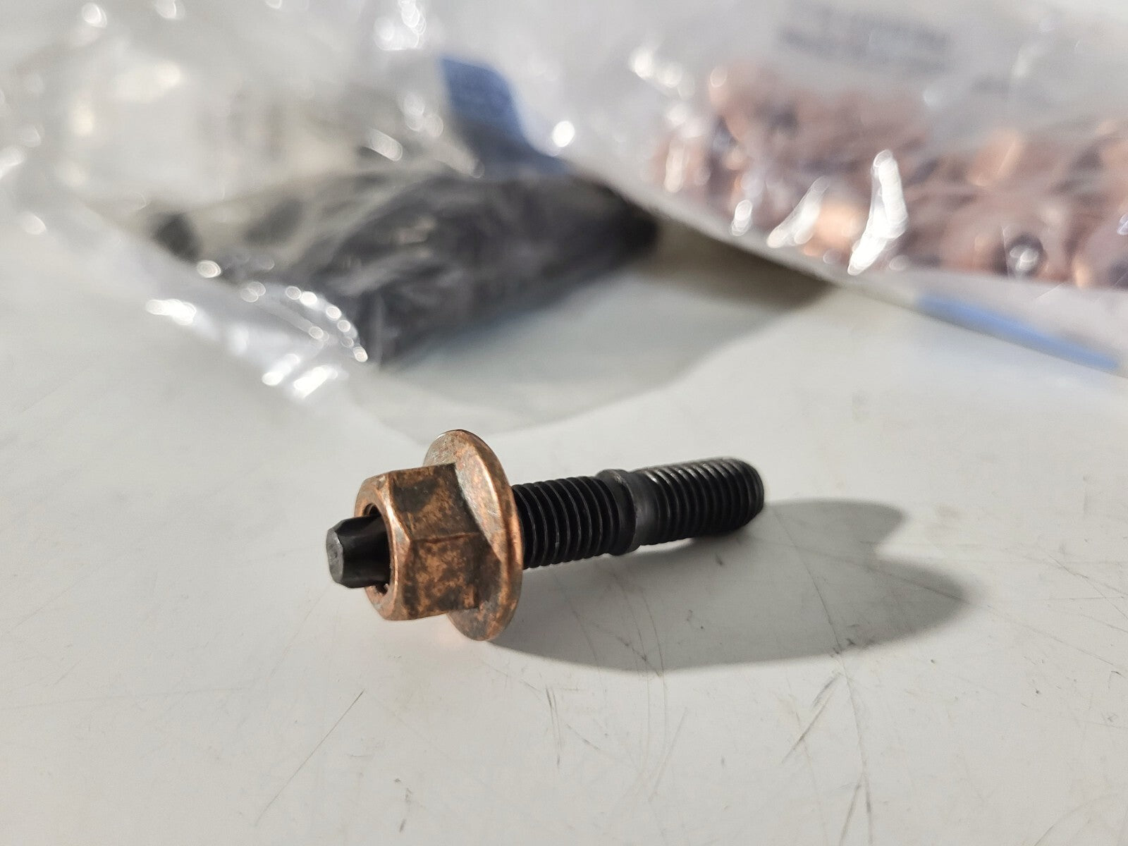 BMW ASA-stud bolt M7X39MM 11127593376 Hex nut 11721437202 1 + 1pc