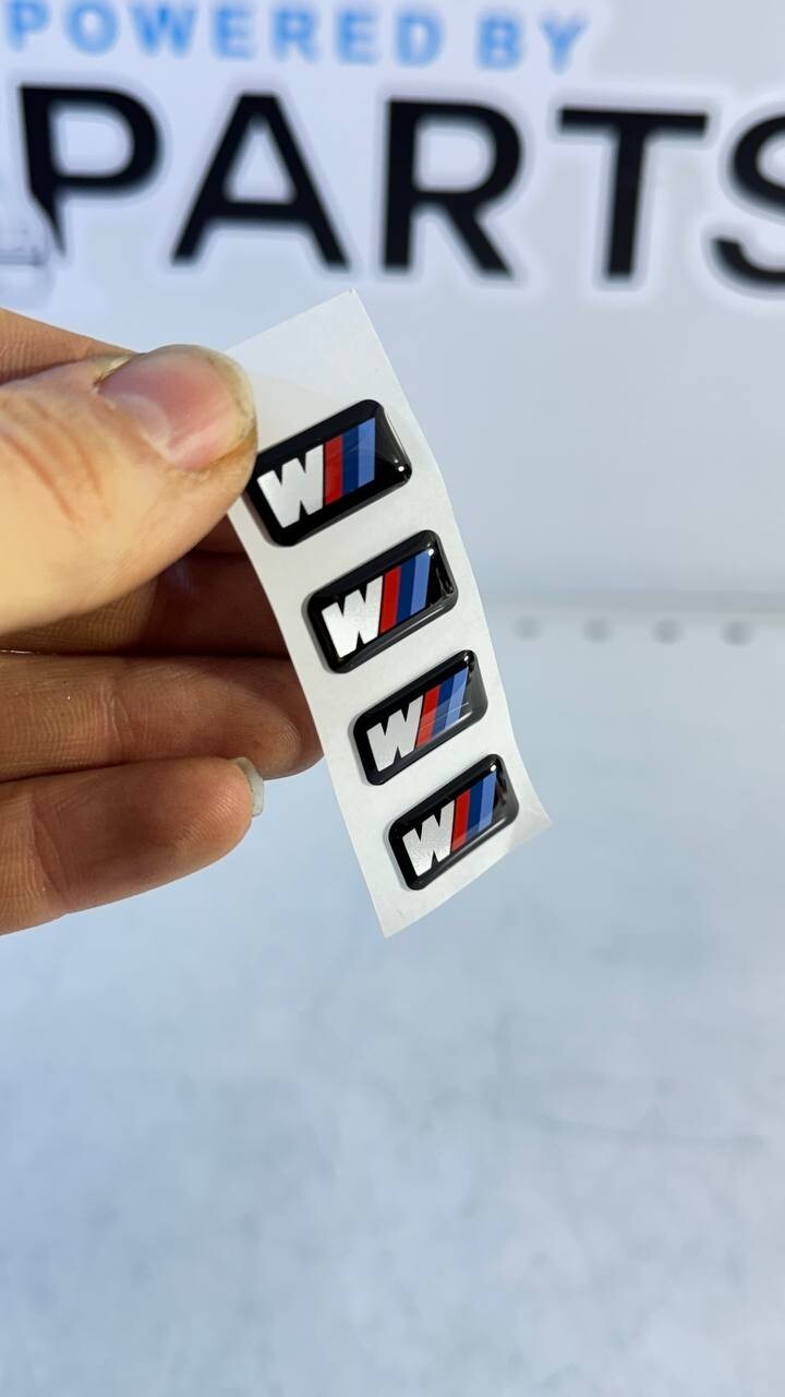 4Psc BMW M SPORT WHEEL EMBLEM BADGE 36112228660