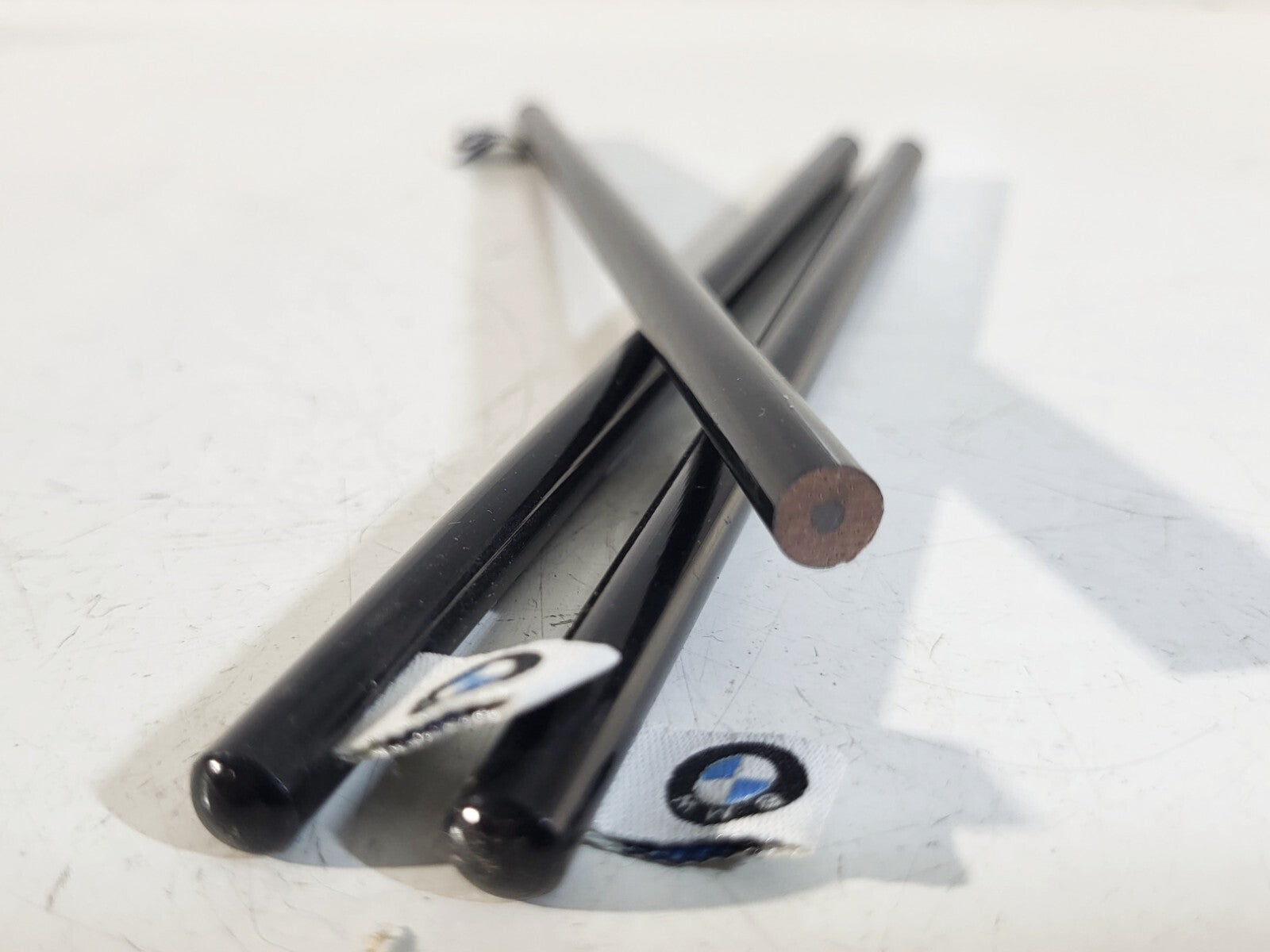 1PSC BMW  pencil flag label black 80560444559