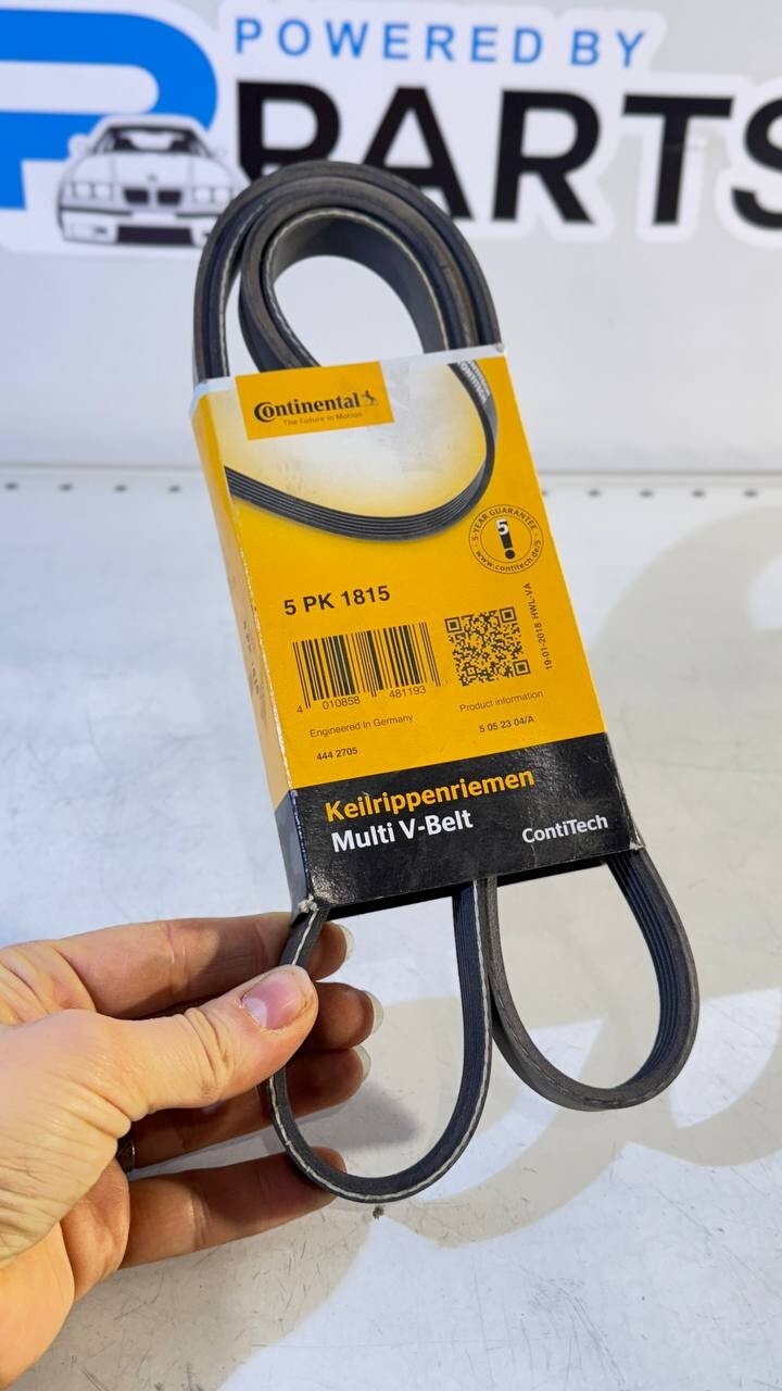 BMW E34, E36, E39 Ribbed V-Belt (Continental) 5PK1815 11282244179